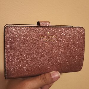 Kate Spade Glittery Pink Wallet